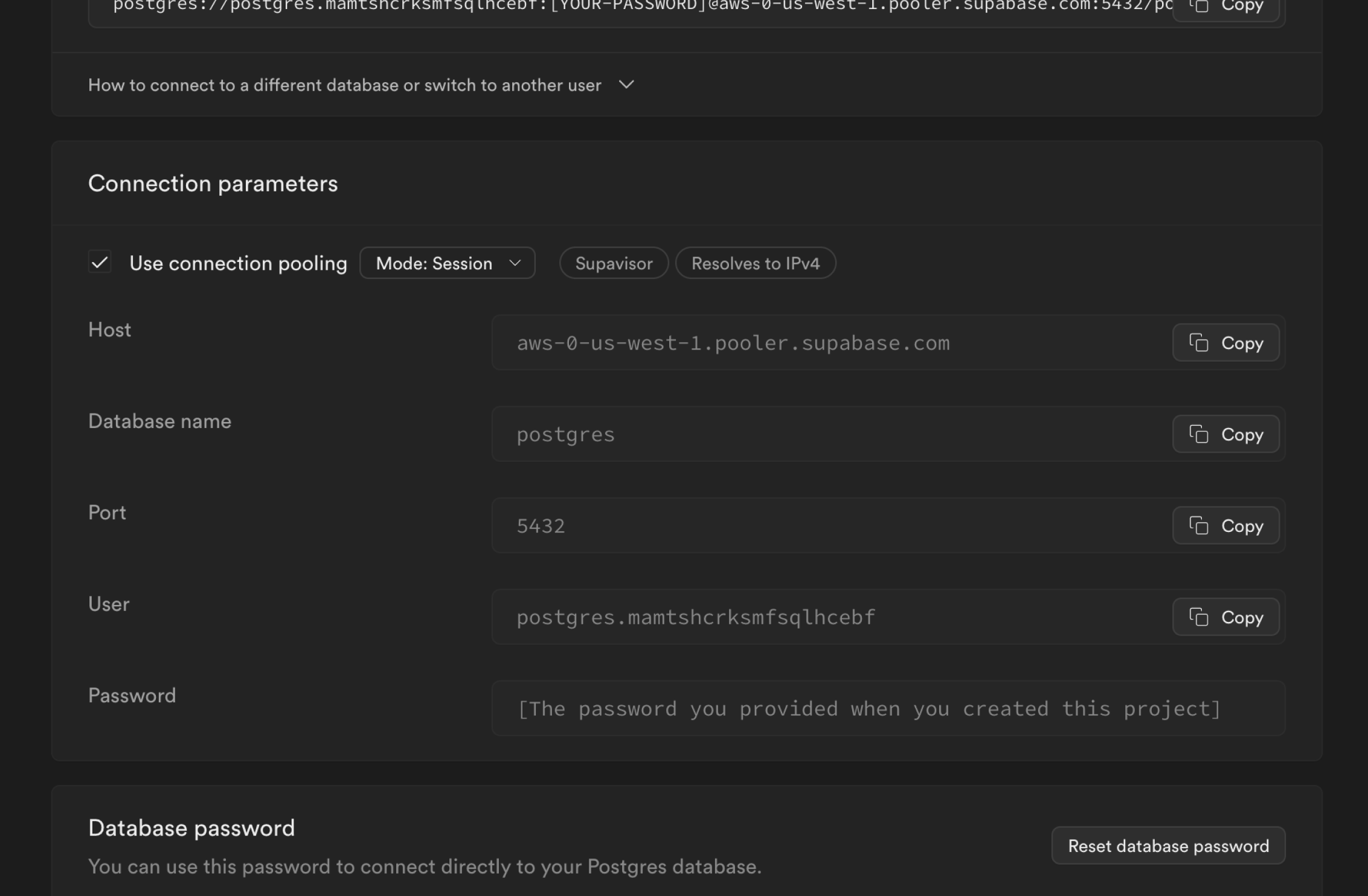 connection-parameters-for-appsmith