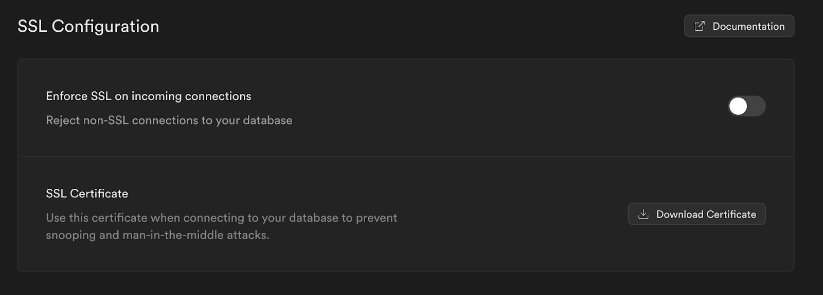 Dashboard's SSL certiciate